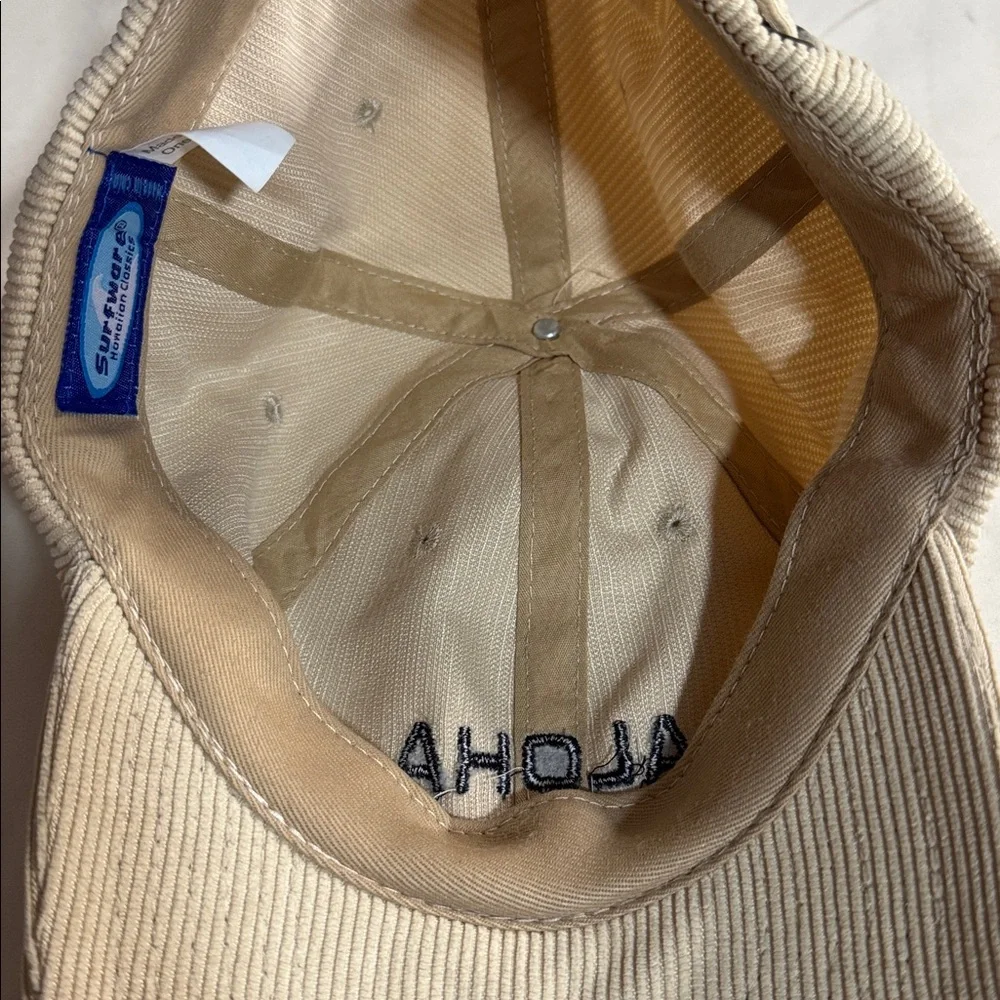 Aloha Beige Corduroy Cap
